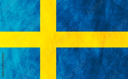 Swedish grunge flag