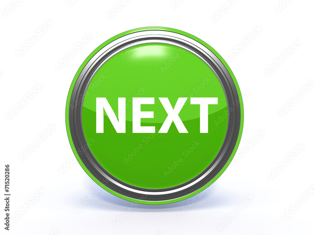 next circular icon on white background next circular icon on white background