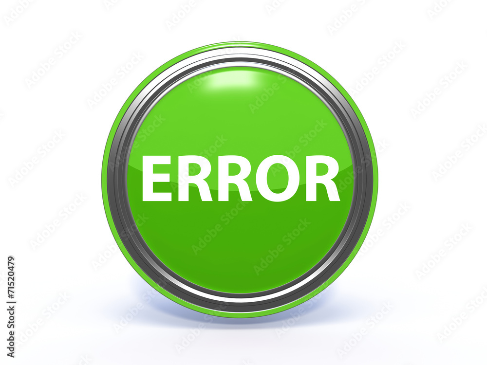 error circular icon on white background error circular icon on white background