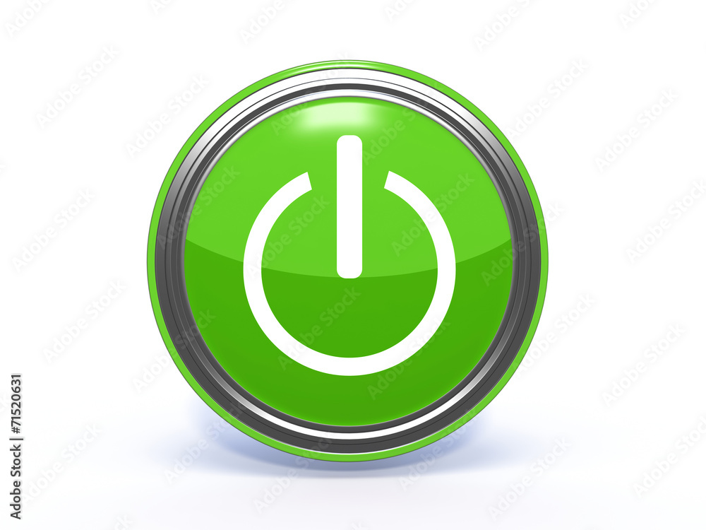 power circular icon on white background power circular icon on white background