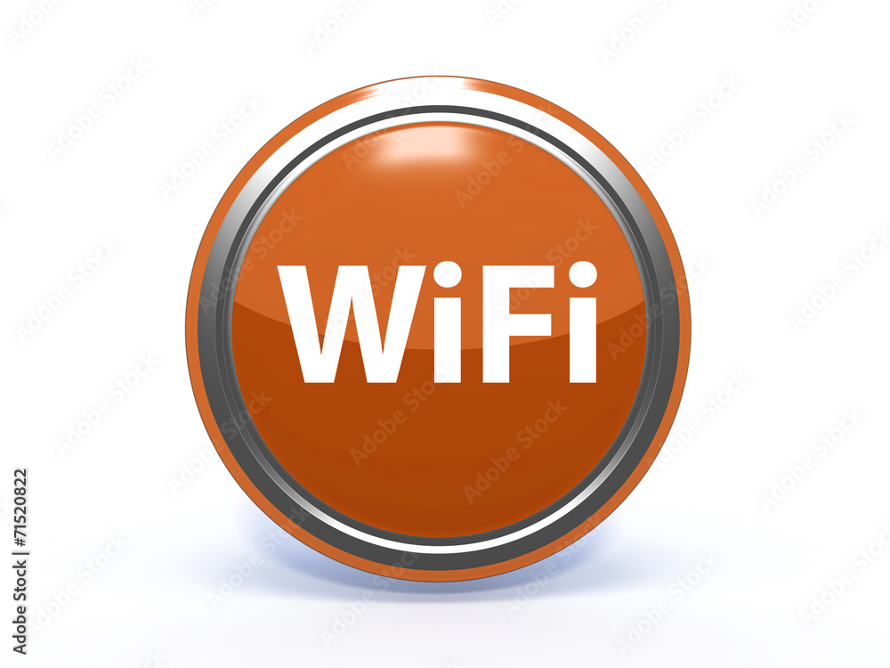 wifi circular icon on white background wifi circular icon on white background