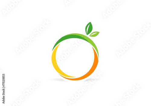fruit,logo,lemon,nutrition,apple,orange,health,wellness,spa
