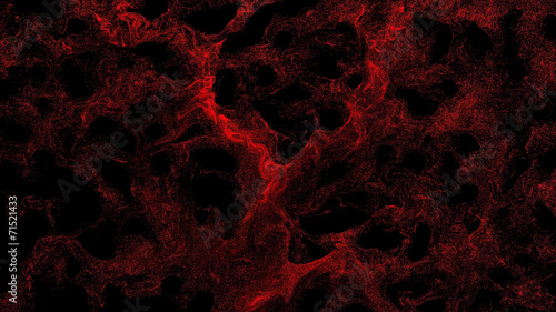 Endothelium, erythrocyte, medical 3d illustration - human blood cells