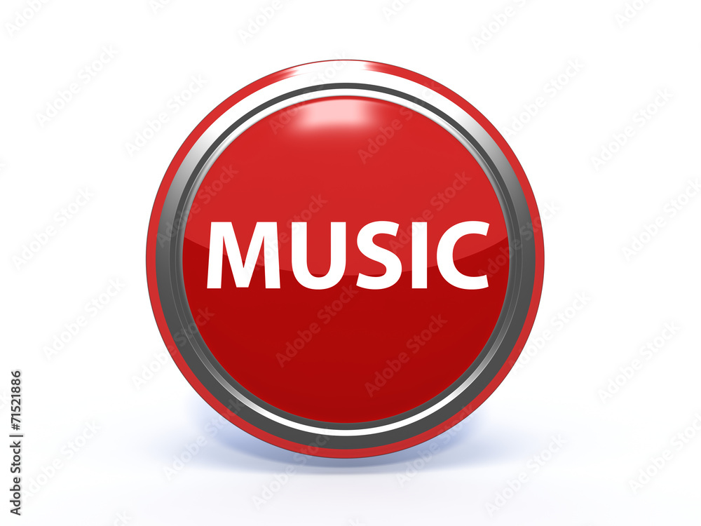 music circular icon on white background music circular icon on white background