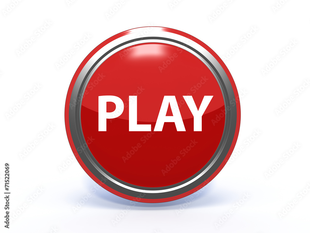 play circular icon on white background play circular icon on white background