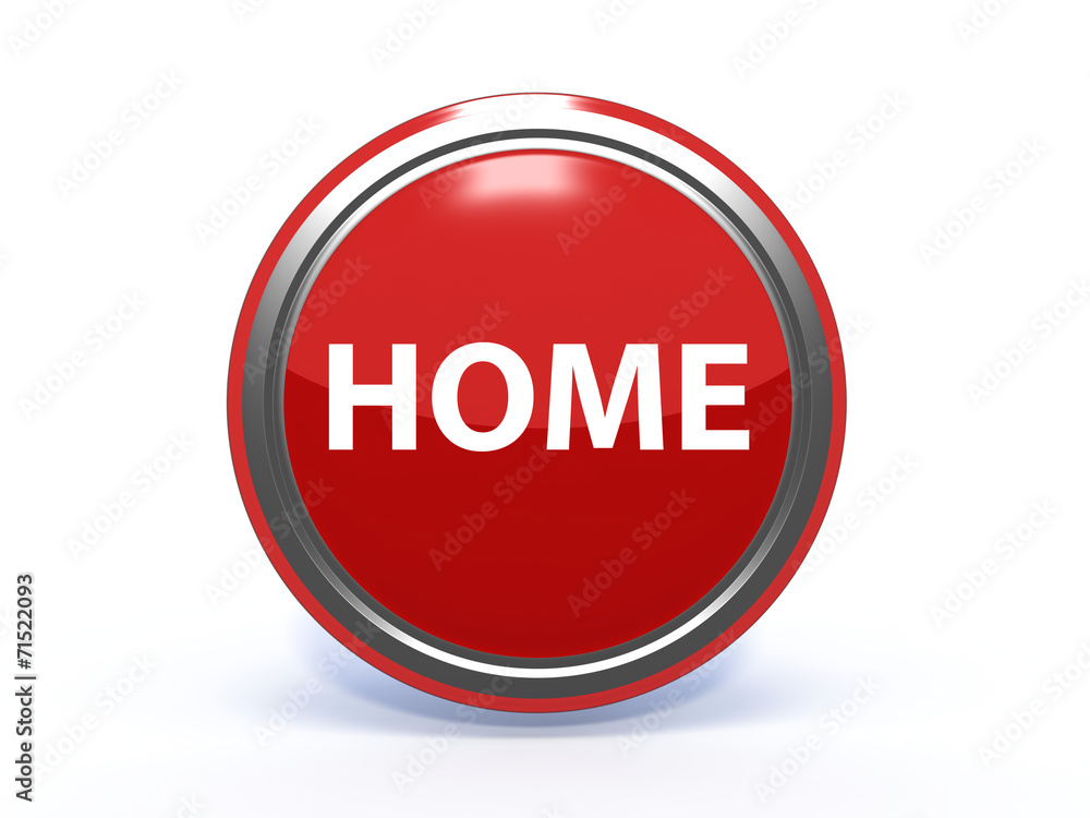 home circular icon on white background home circular icon on white background