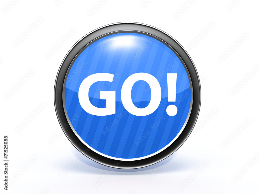 go circular icon on white background go circular icon on white background
