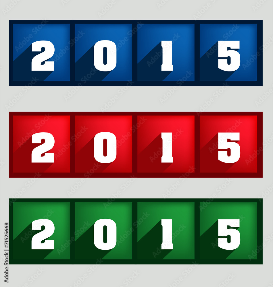 year 2015 made of colored neon effect year 2015 made of colored neon effect