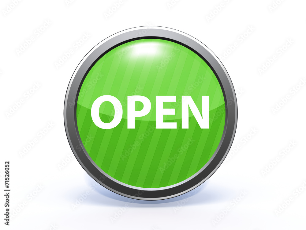 open circular icon on white background open circular icon on white background