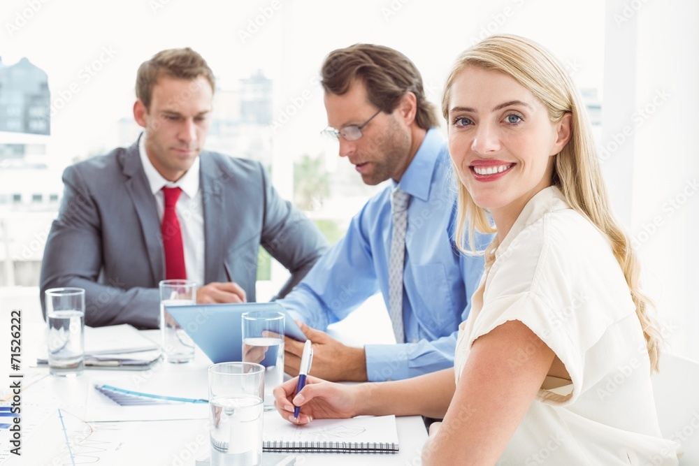 Obraz premium Business people in board room meeting