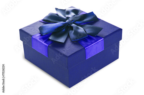 dark blue Gift Box © Nataliya_Ost