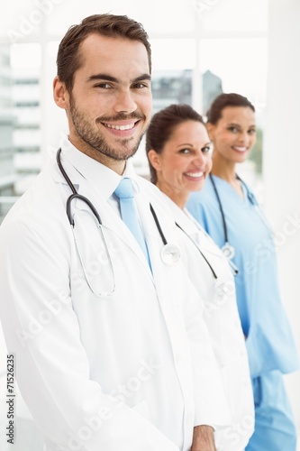 Smiling doctors at medical office