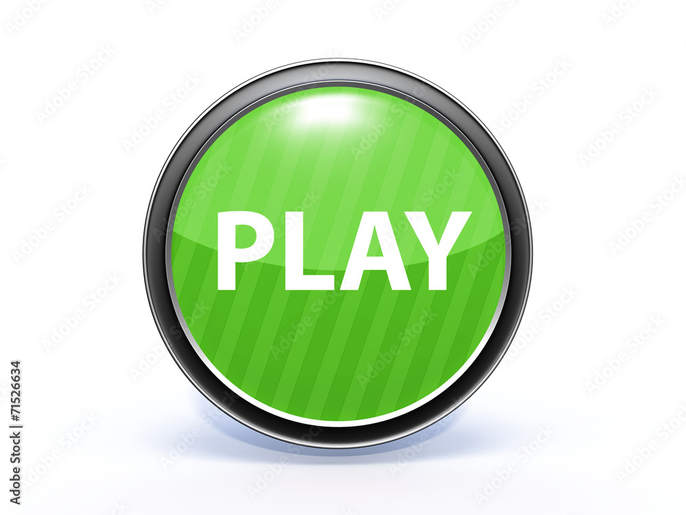 play circular icon on white background play circular icon on white background