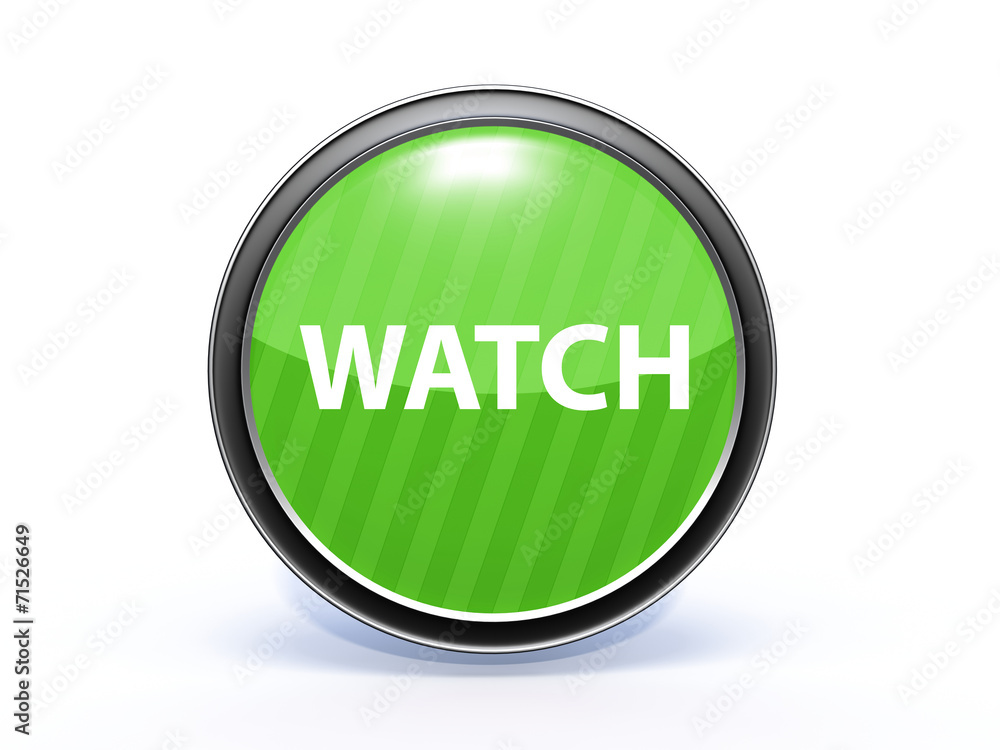 watch circular icon on white background watch circular icon on white background