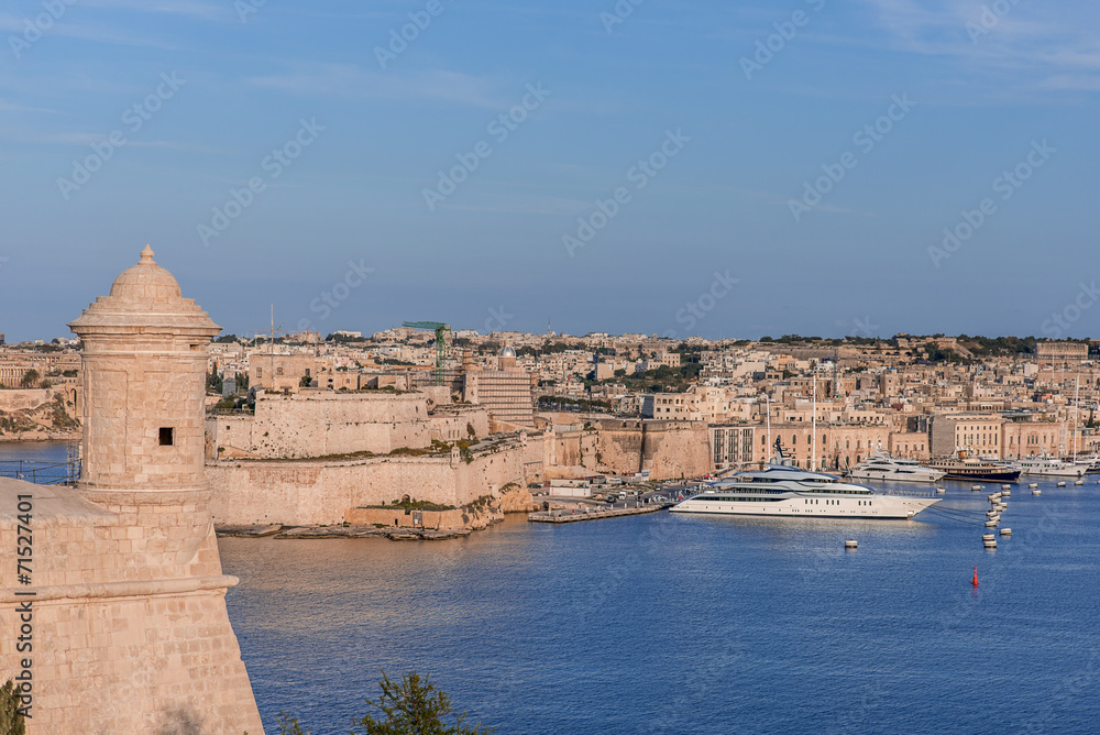 Valletta Skyline with tower