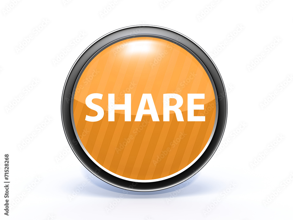 share circular icon on white background share circular icon on white background