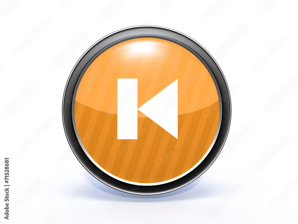 prev circular icon on white background prev circular icon on white background