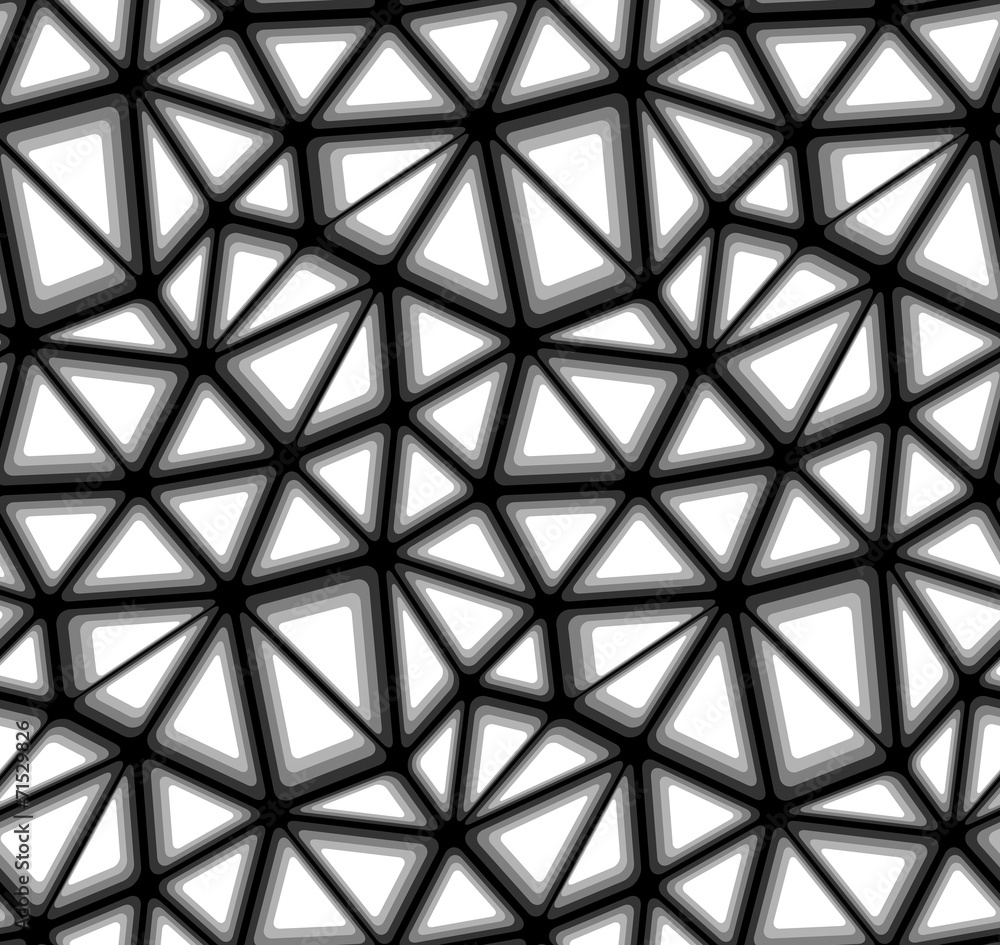 Triangular Geometric Mosaics, Vector Seamless Background Pattern Triangular Geometric Mosaics, Vector Seamless Background Pattern