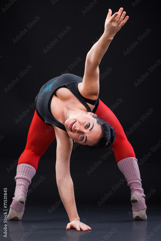 Modern ballet dancer