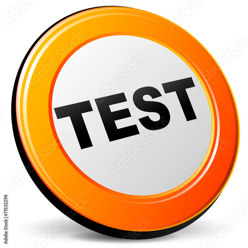 Test orange icon