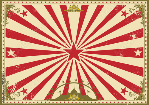 circus vintage horizontal background