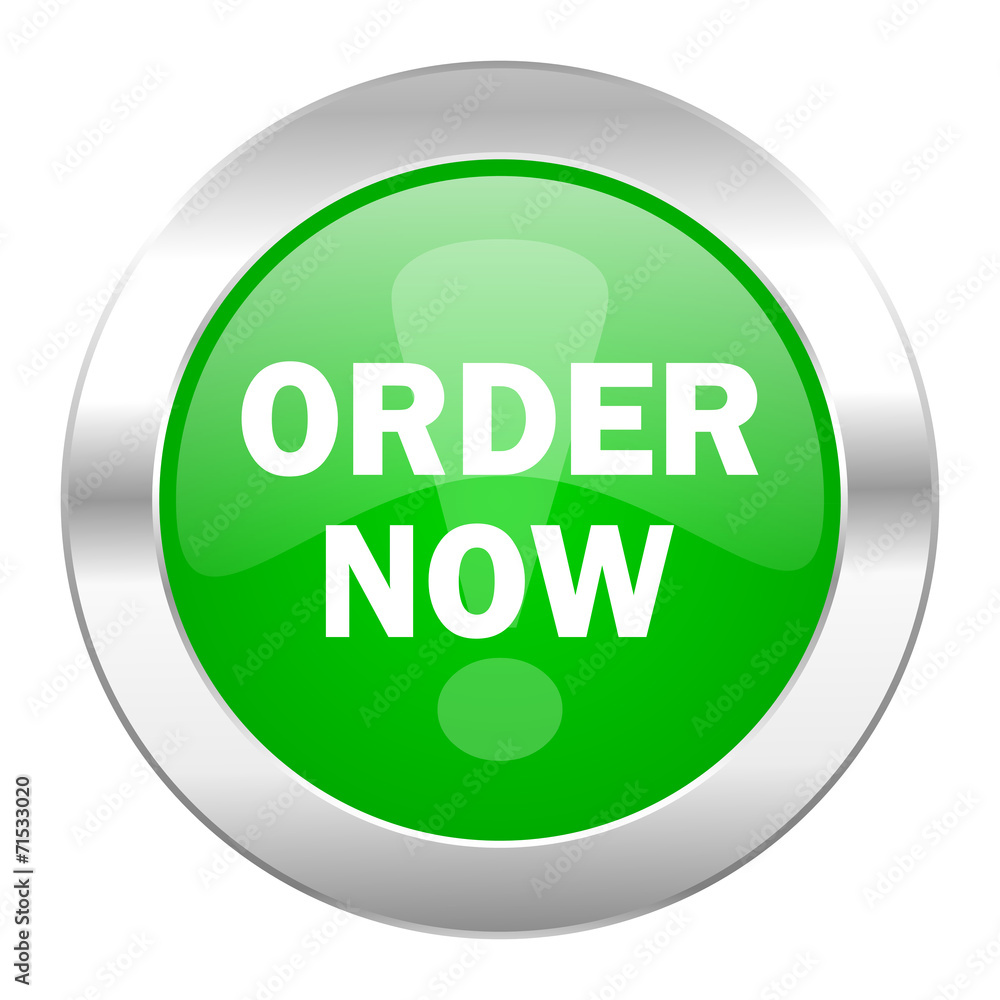 order now green circle chrome web icon isolated order now green circle chrome web icon isolated