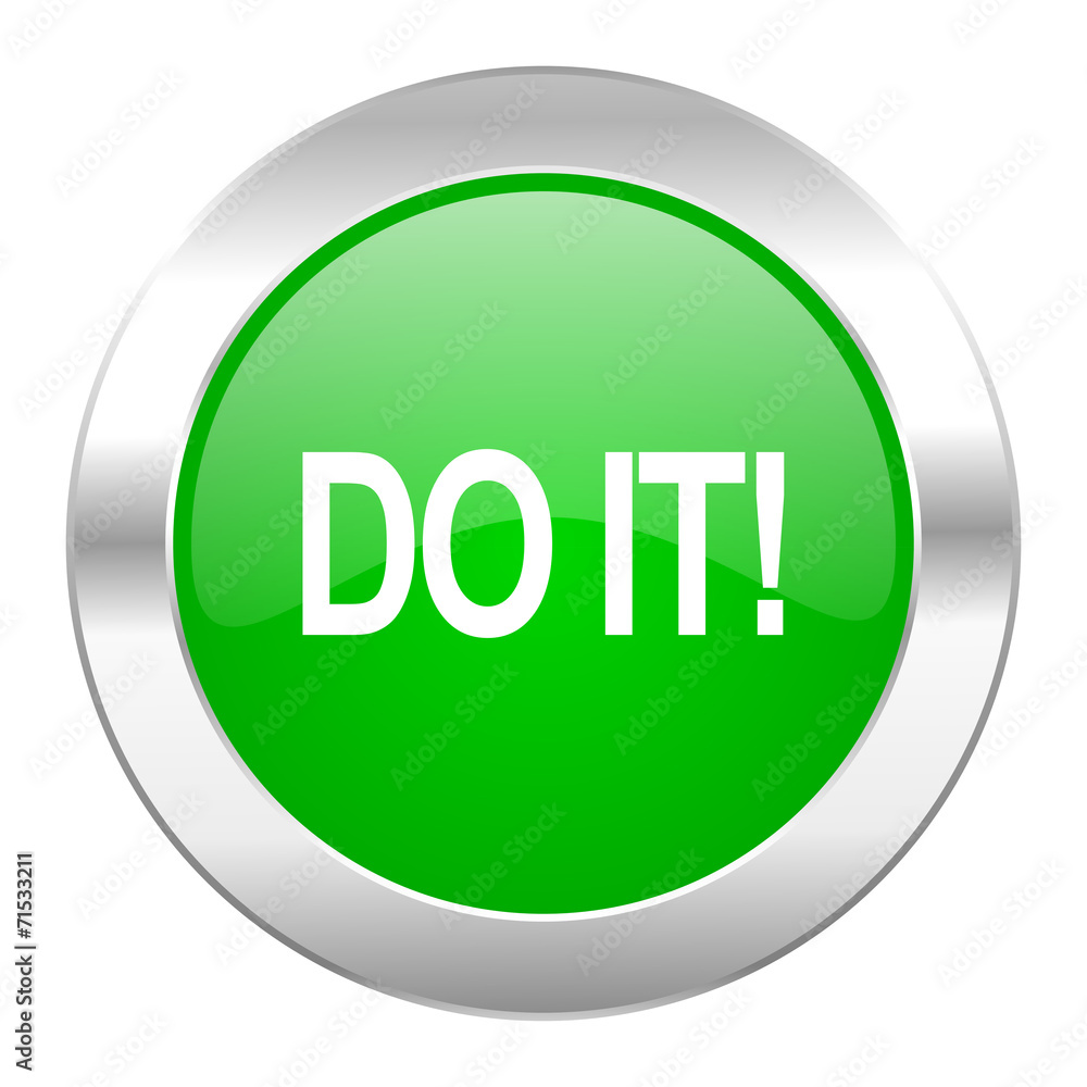 do it green circle chrome web icon isolated do it green circle chrome web icon isolated