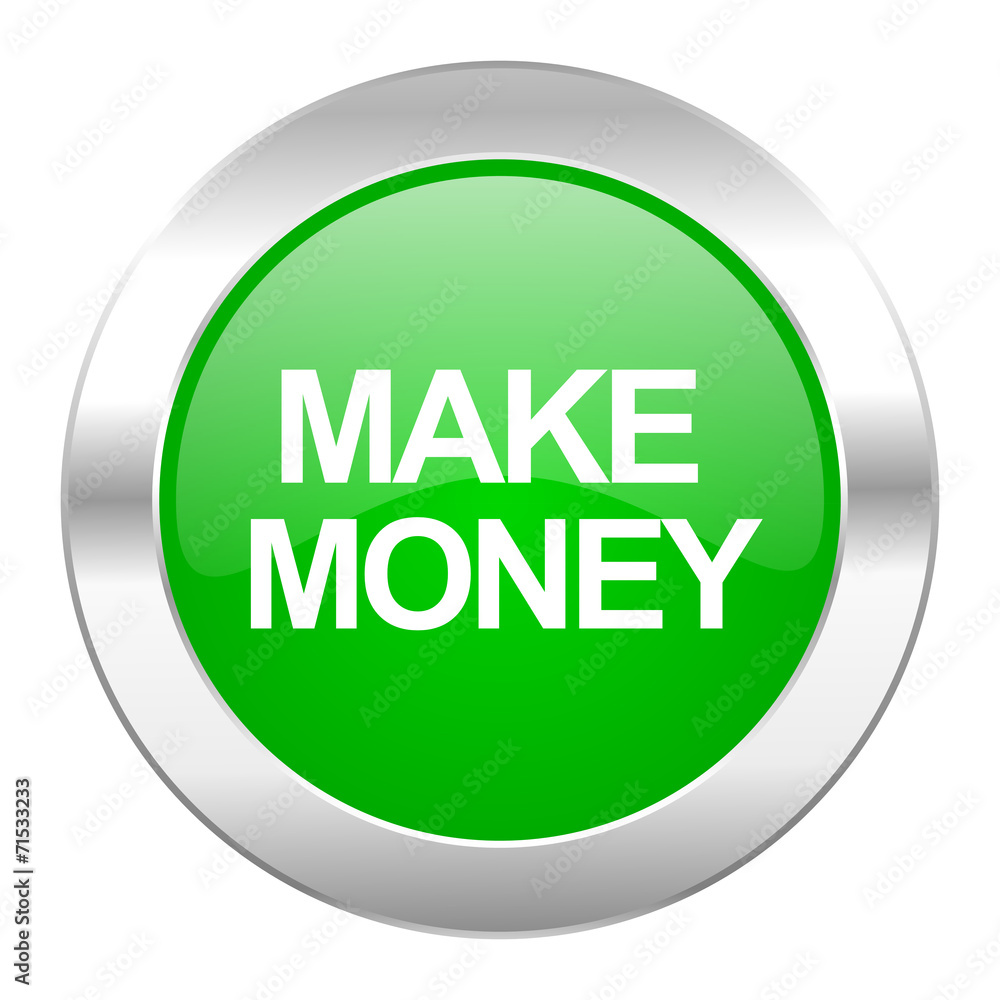 make money green circle chrome web icon isolated make money green circle chrome web icon isolated