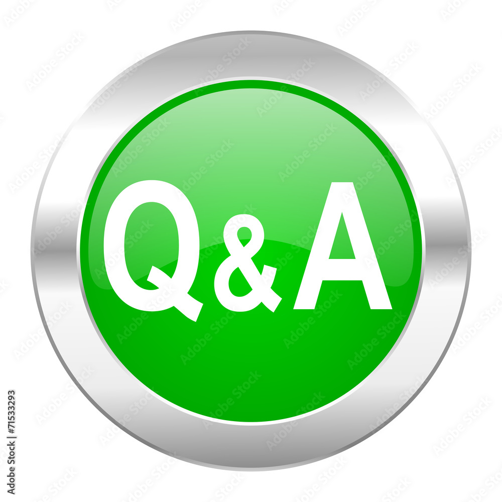 question answer green circle chrome web icon isolated question answer green circle chrome web icon isolated