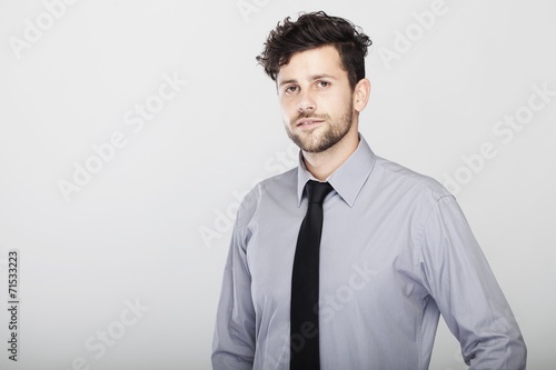 confident stylish young business man