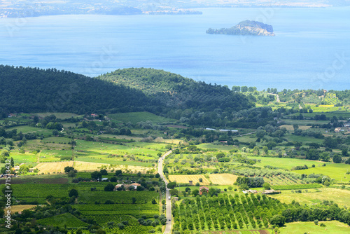 Bolsena lake from Montefiascone