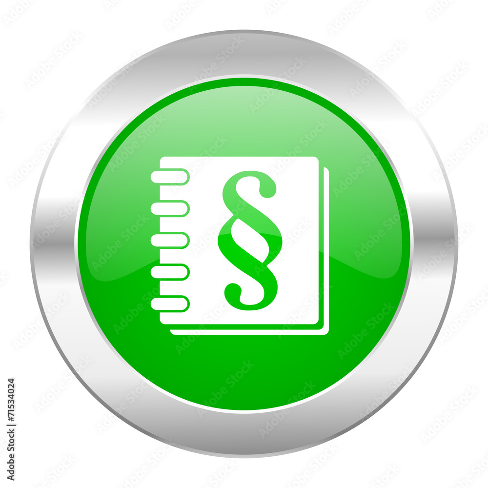 law green circle chrome web icon isolated law green circle chrome web icon isolated