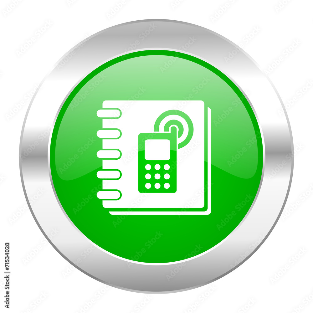 phonebook green circle chrome web icon isolated phonebook green circle chrome web icon isolated