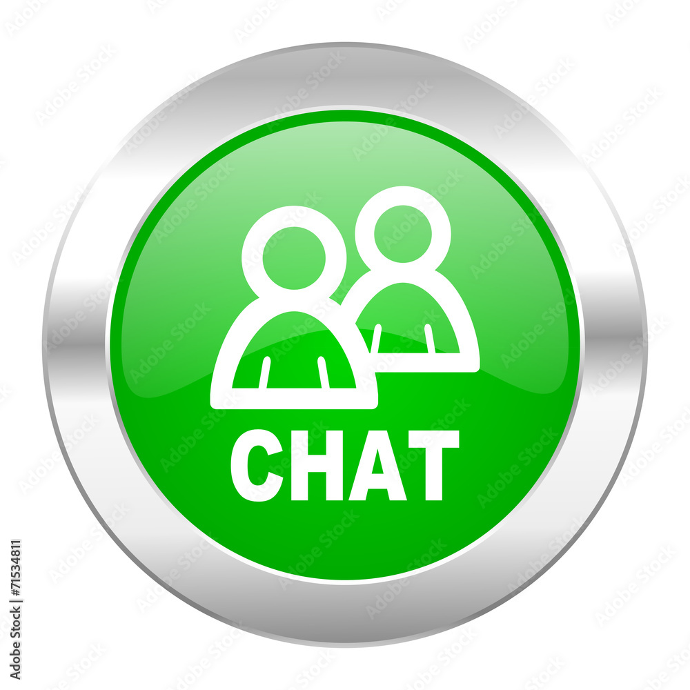 chat green circle chrome web icon isolated chat green circle chrome web icon isolated