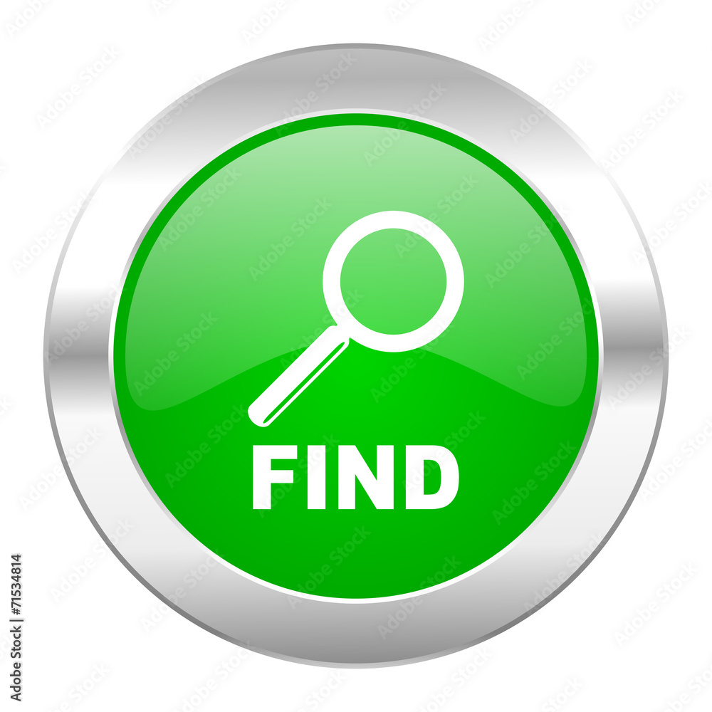find green circle chrome web icon isolated find green circle chrome web icon isolated
