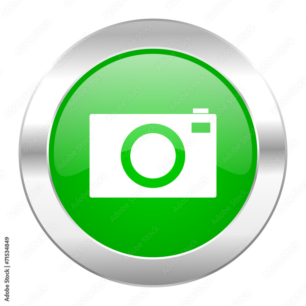 camera green circle chrome web icon isolated camera green circle chrome web icon isolated