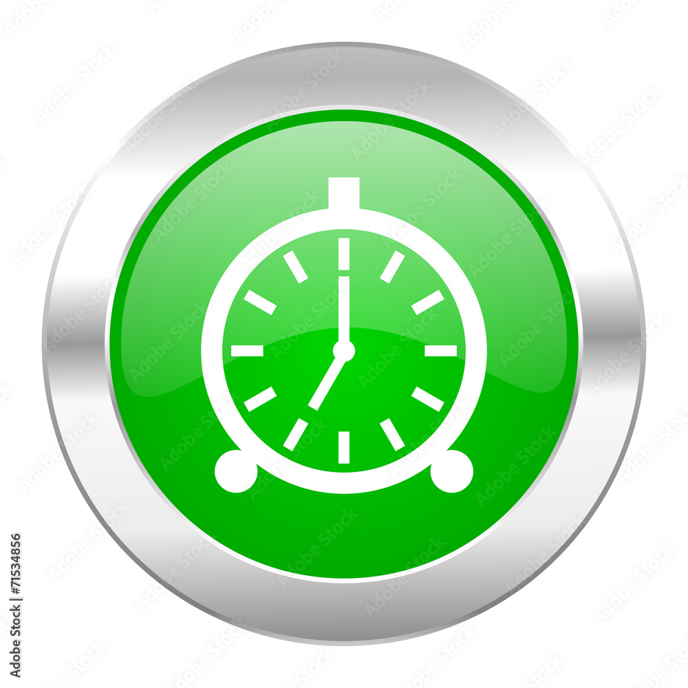 alarm green circle chrome web icon isolated alarm green circle chrome web icon isolated
