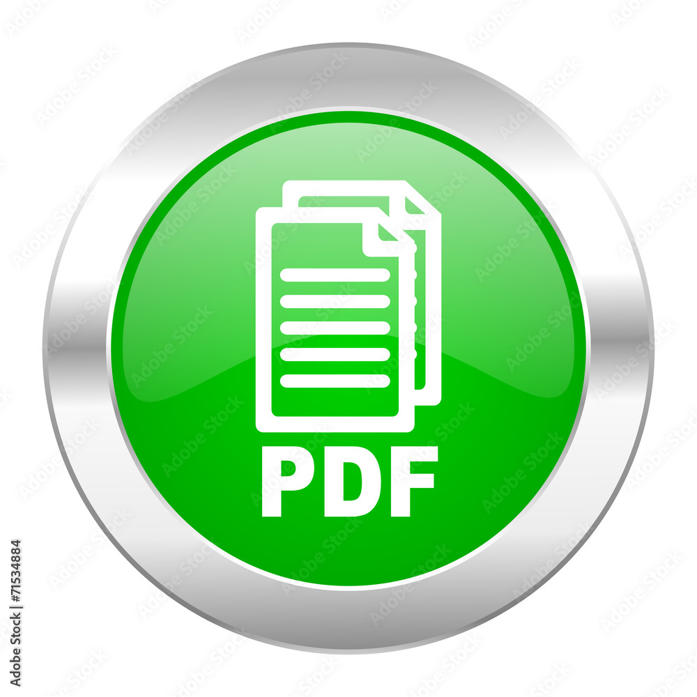 pdf green circle chrome web icon isolated, pdf green circle chrome web icon isolated,