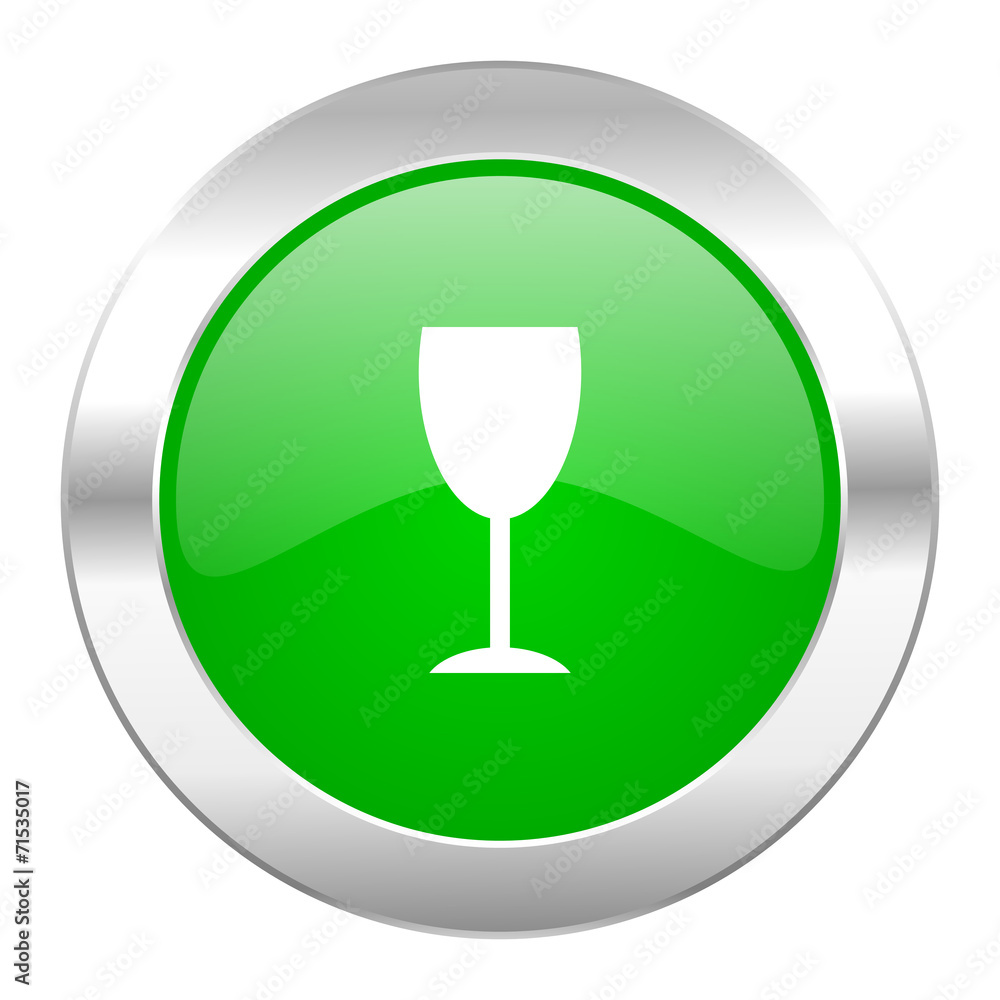 alcohol green circle chrome web icon isolated alcohol green circle chrome web icon isolated