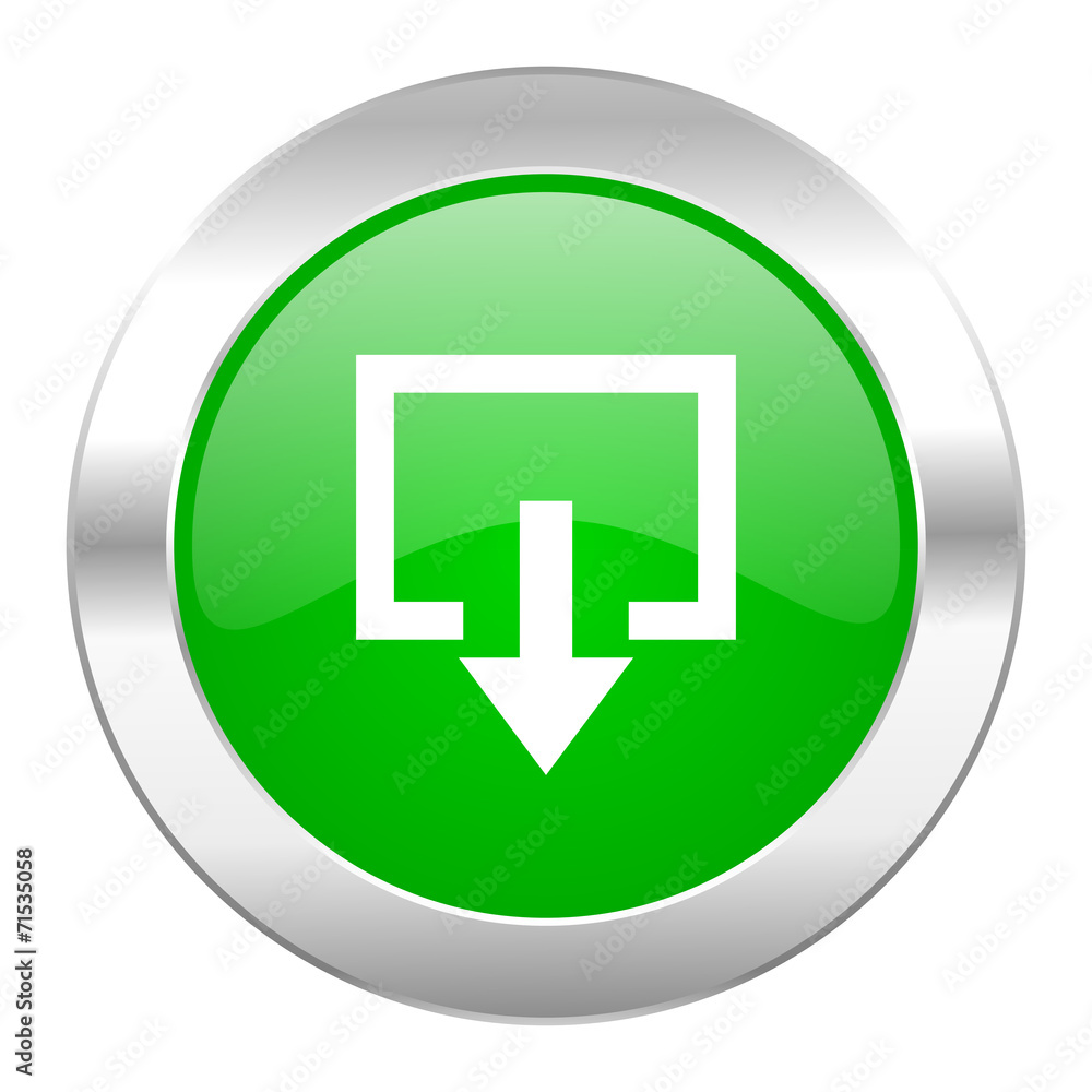 exit green circle chrome web icon isolated exit green circle chrome web icon isolated