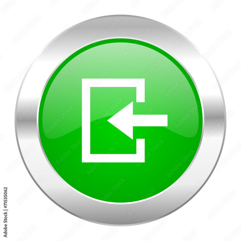enter green circle chrome web icon isolated enter green circle chrome web icon isolated