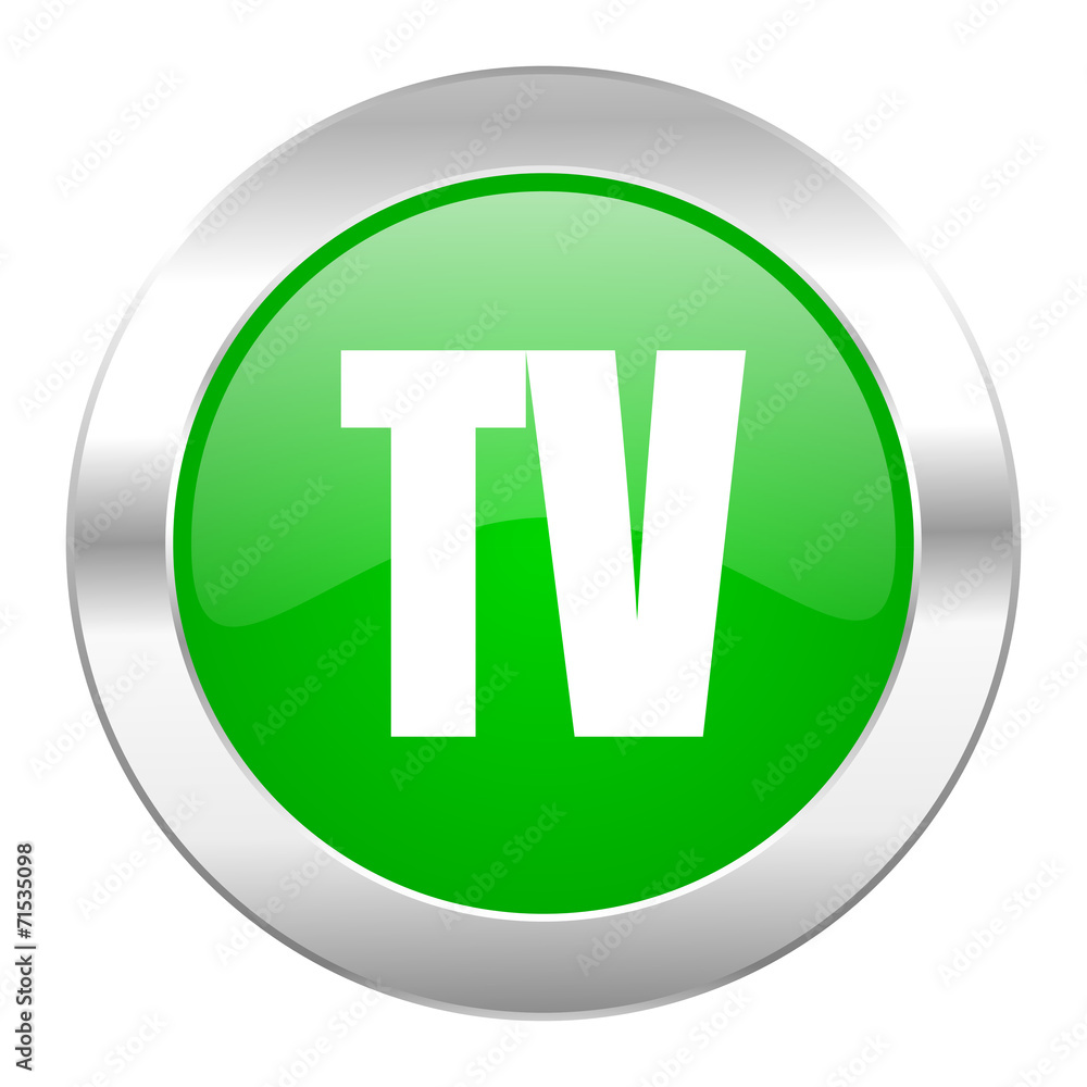 tv green circle chrome web icon isolated tv green circle chrome web icon isolated