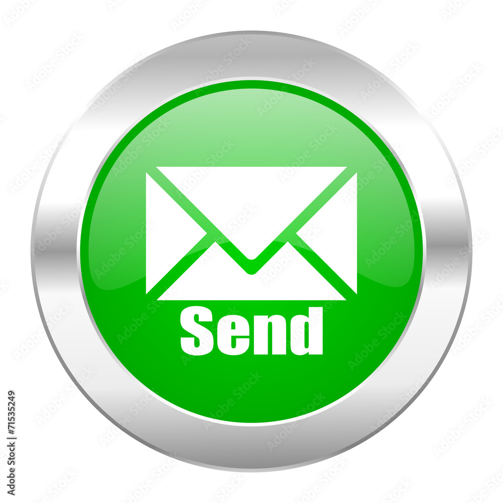send green circle chrome web icon isolated send green circle chrome web icon isolated