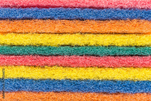 Close up scouring pad using as background