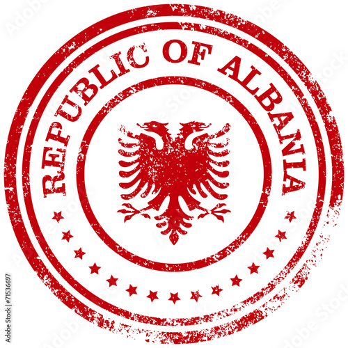republic of albania stamp