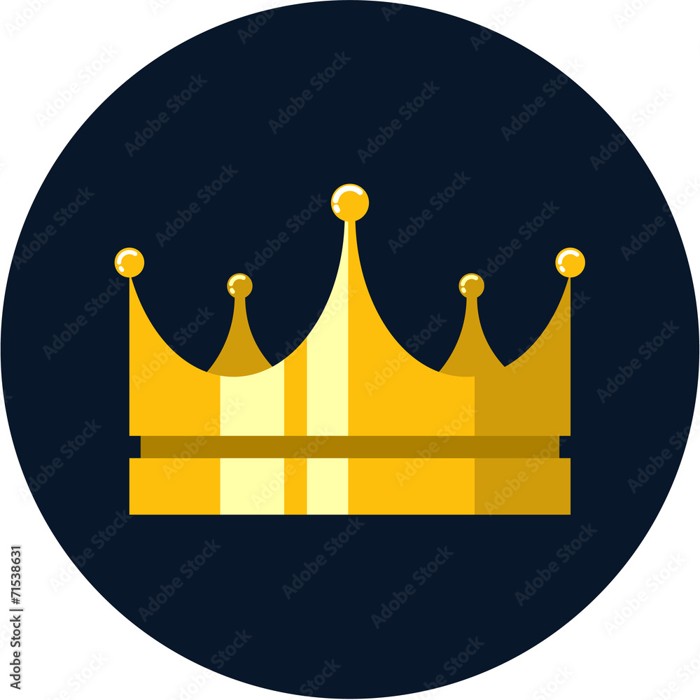 Vector Golden Crown Vector Golden Crown