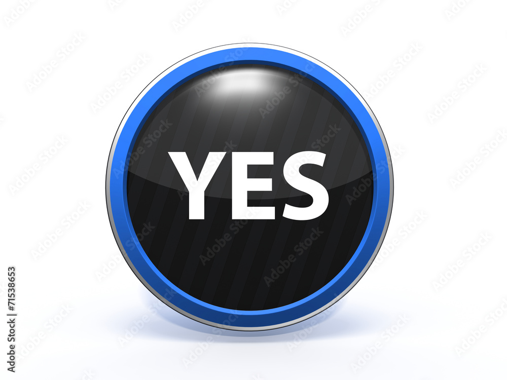 yes circular icon on white background yes circular icon on white background
