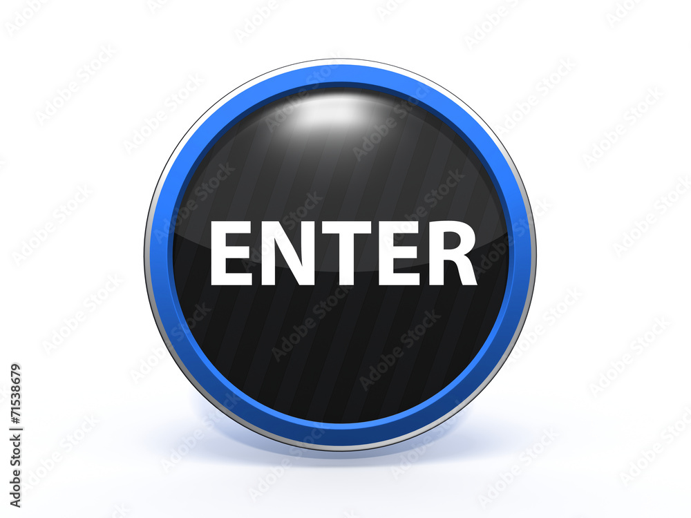 enter circular icon on white background enter circular icon on white background