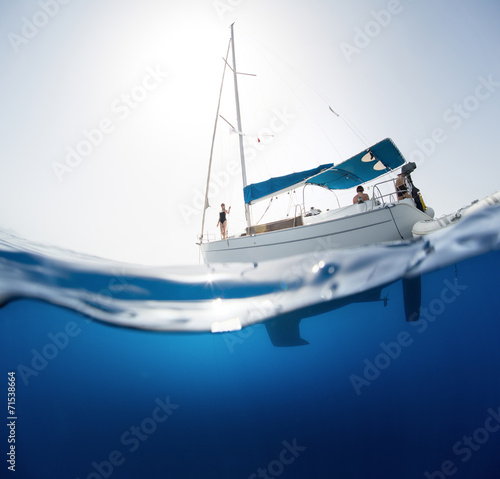 Obraz na plátně Yacht