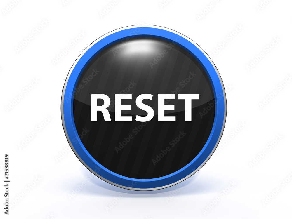 reset circular icon on white background reset circular icon on white background